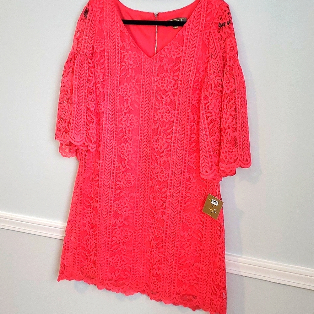 Spicy hot pink dress